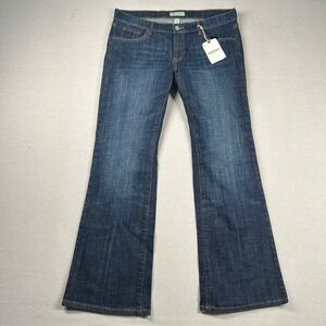 Stetson Jeans Womens 14 Boot Cut Low Rise 36x32 Dark Wash Country Western‎